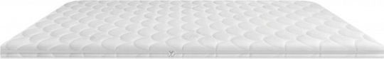 Eco Sleep Mattress Topper Waterfoam Quilted Super Double Foam Infused with Aloe & Removable Cover 170x200x4cm