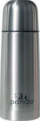 Panda Bottle Thermos Stainless Steel Silver 350ml with Cap-Cup 24301