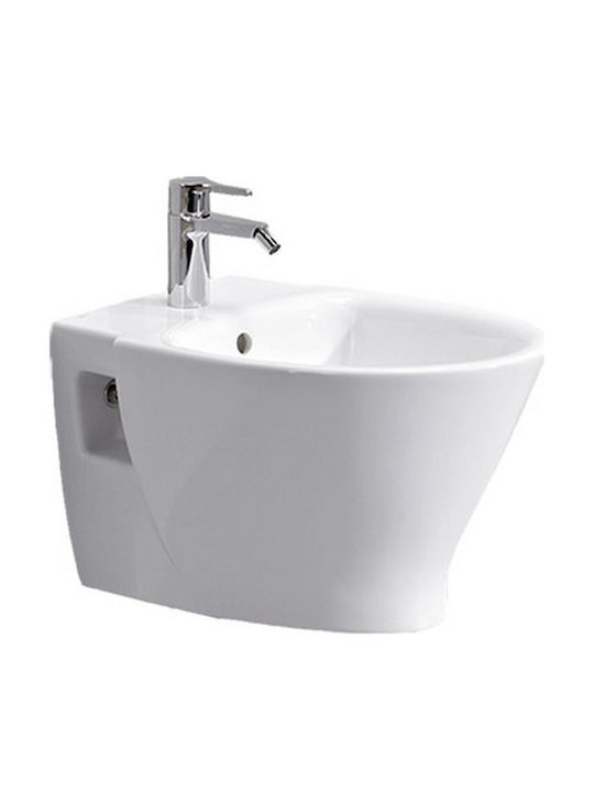 Sanitana Jazz Bidet Wandbehang 36x54.5cm Weiß