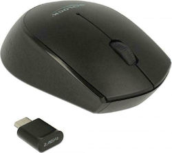 DeLock Mini USB Wireless Mini Mouse Black