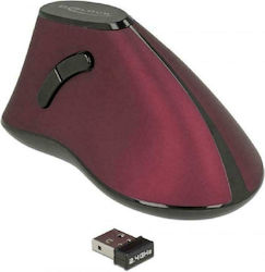 DeLock 12528 Wireless Ergonomic Vertical Mouse Red