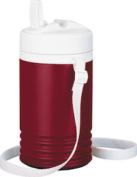 Igloo Legend Bottle Thermos Plastic Red 1lt with Mouthpiece 41403