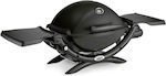 Weber Q1200 Portable Gas Grill Cast Iron Grate 43cmx32cmcm with 1 pcs 2.49kW