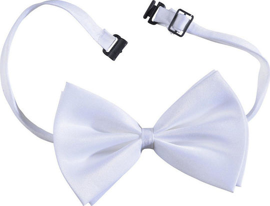 Carnival Bow Tie White for Halloween