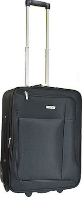 RCM WS07 Cabin Travel Suitcase Fabric Black with 2 Wheels Height 54cm