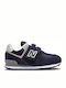 Παιδικά Sneakers με Σκρατς Navy Μπλε