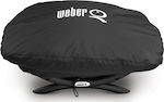 Weber Grillabdeckung Schwarz Kompatibel mit Q2200 aus Polyester mit UV-Schutz 82cmx48cmx32cm