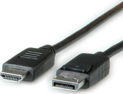Roline 11.04.5781 DisplayPort Masculin - HDMI De Sex Masculin 2m