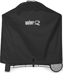 Weber Grill Cover Black from Polyester with UV Protection 95x18.54x25.5cm 7184