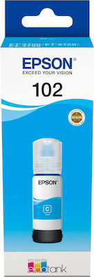 Epson 102 Μελάνι Εκτυπωτή InkJet Κυανό (C13T03R240)