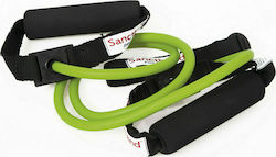 Sanctband Gymtube Resistance Band Moderate with Handles Green