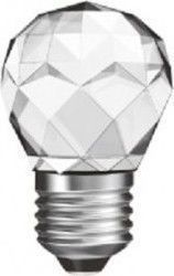 Luxram Cob Crystal LED-Lampe 3W für Fassung E27 Warmes Weiß
