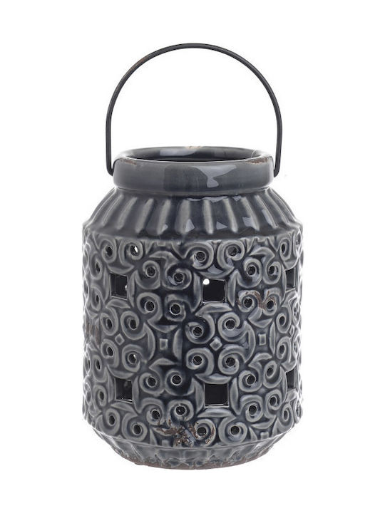 Inart Lantern Ceramic 15x20.5εκ. 1pcs