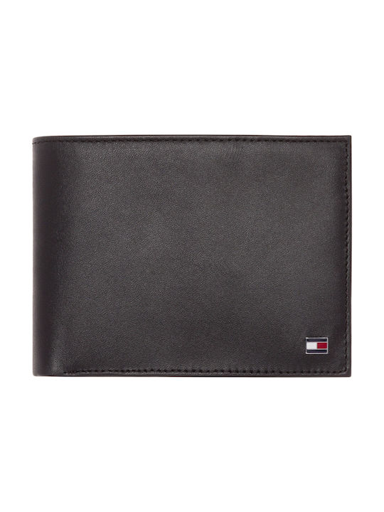 Tommy Hilfiger BIFOLD Men's Leather Wallet Black