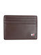 Tommy Hilfiger Men's Leather Card Wallet Brown