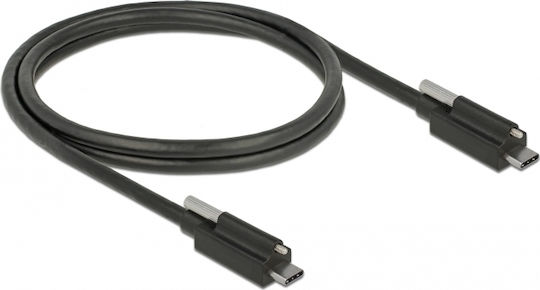 DeLock DeLock USB Typ-C Kabel USB-C Männlich Schwarz 1m 83719