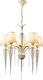 Aca Palermo Chandelier Lampshade 5xE14 Transparent 61cm EG170305PWRG