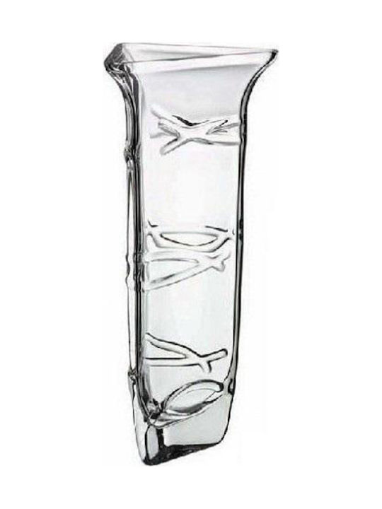 Espiel Διακοσμητικό Βάζο Glas Escape Transparent 13x13.1x30cm 1Stück