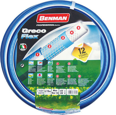 Benman Furtun de grădină Udare GrecoFlex 5/8" 15m