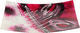 Keskor Glass Decorative Platter Roza Red 35x19.5cm