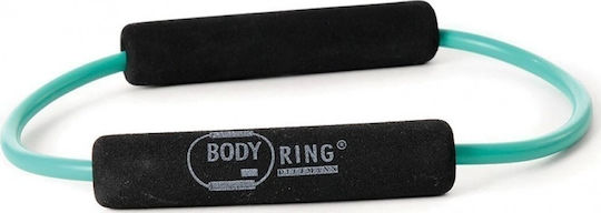 Body Concept Body Ring Gm Bandă de rezistență pentru exerciții Circular Lifebuoy Mediu cu mânere Verde