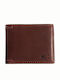 Salamanca Leather Men's Wallet Classic Tabac Brown
