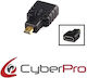 CyberPro Μετατροπέας micro HDMI male σε HDMI female (CP-MCH10)