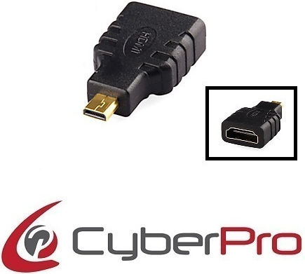 CyberPro Μετατροπέας micro HDMI male σε HDMI female (CP-MCH10)