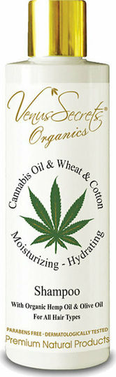 Venus Secrets Cannabis Oil & Wheat & Cotton Шампоан против пърхот за всички типове коса 250мл