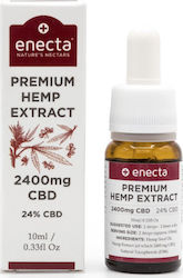 Enecta Premium Extract Έλαιο Κάνναβης σε Σταγόνες 2400mg με 24% CBD 10ml