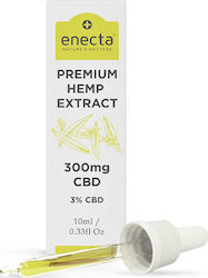 Enecta Premium Hemp Extract Έλαιο Κάνναβης σε Σταγόνες 300mg με 3% CBD 10ml