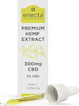 Enecta Premium Hemp Extract Έλαιο Κάνναβης σε Σταγόνες 300mg με 3% CBD 10ml