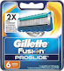 Gillette Fusion Proglide Ανταλλακτικές Κεφαλές με 4 Λεπίδες και Λιπαντική Ταινία 6τμχ