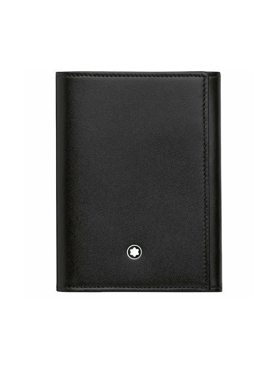 Mont Blanc Meisterstuck Men's Leather Card Wallet Black