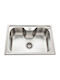 Gloria Dodo 18-6042 Drop-In Sink Inox Satin W60xD42cm Silver