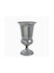 Zaros Διακοσμητικό Βάζο Metallisch Silber 23.5x23.5x39.5cm 1Stück
