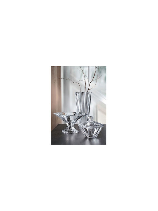 Bohemia Decorative Vase Metropolitan Transparent 13.2x13.2x30.5cm