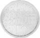 Espiel Round Glass Decorative Platter Enjoy Transparent 34.5x34.5cm