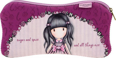 Santoro Fabric Pencil Case Gorjuss Sugar & Spice with 1 Compartment Multicolour