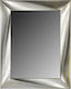 Homeplus Wall Mirror with Silver Plastic Frame 75x60cm 1pcs