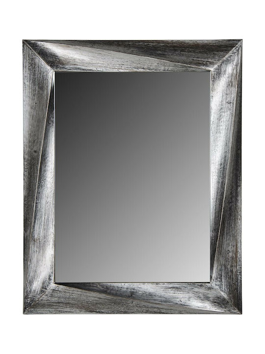 Homeplus Wall Mirror with Silver Plastic Frame ...