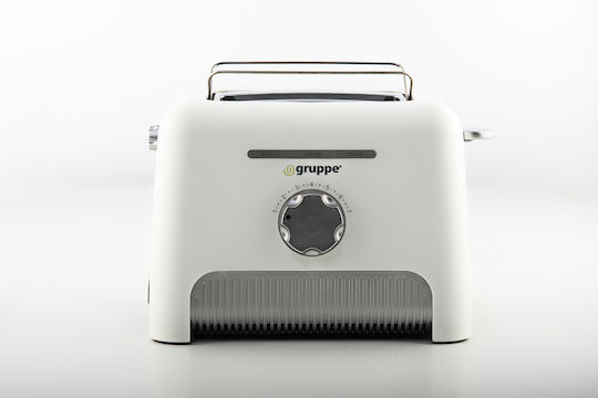 Gruppe T336 Toaster 2 Schlitze 870W Weiß