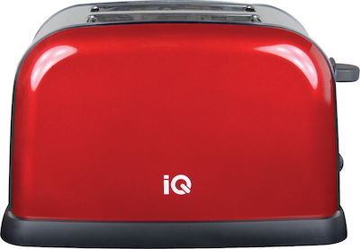 IQ ΕΧ-660 EX-660 Prăjitor de pâine 2 sloturi 850W Roșu