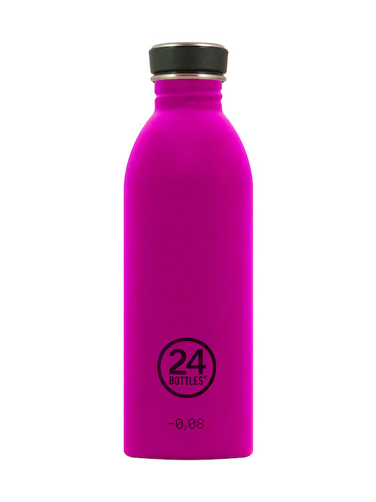 24Bottles Urban Passion Pink Ανοξείδωτο Παγούρι 500ml Ροζ