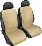 Lampa Mat Seat Covers Set 2pcs Strips Beige