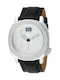 Marc Ecko Watch with Black Leather Strap E95012G1