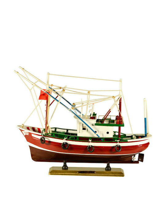 Fishboat Christmas Boat Wooden 42x31cm