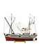 Fishboat Christmas Boat Wooden 45x40cm