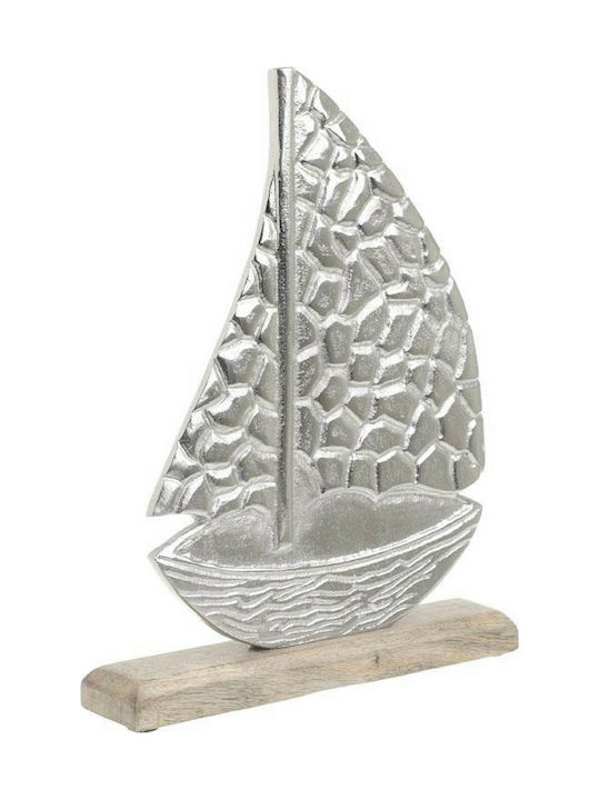 Inart Wooden Miniature Ship 25x6x32cm