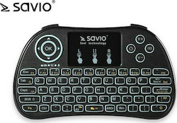 Savio KW-01 Wireless Keyboard with Touchpad with US Layout